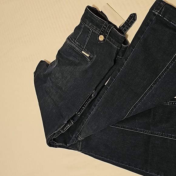 White House Black Market Blue Flare Wide Leg Jeans - Picture 7 of 7